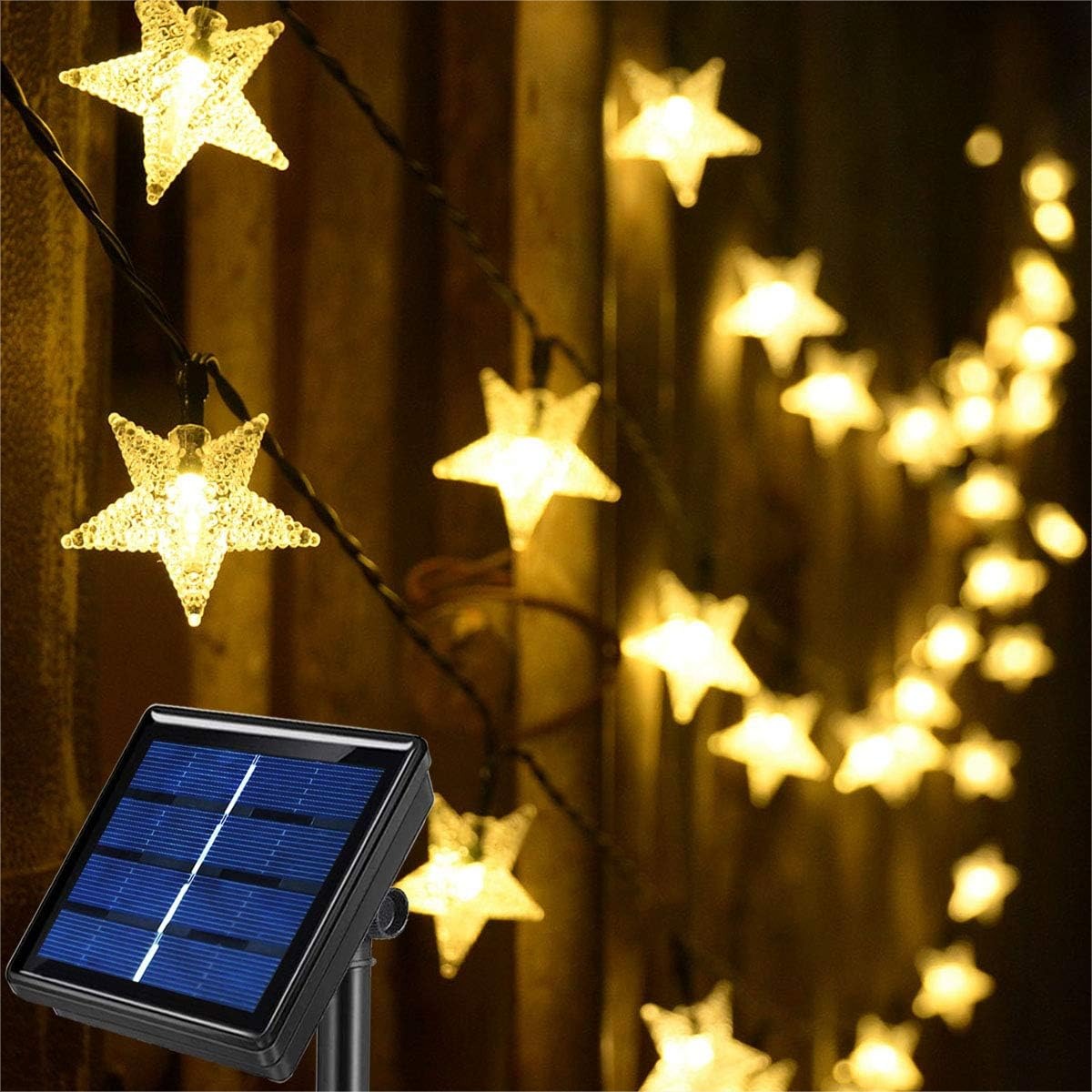Outdoor Lighting Decoration - 50ft 120 LED Solar Star Fairy