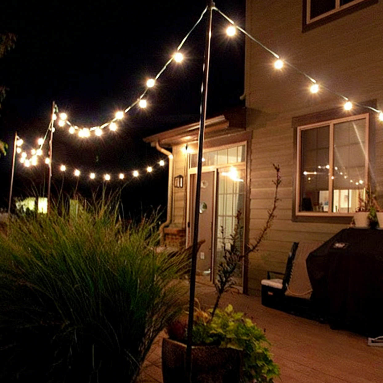 Lighting Wedding Outdoor - Outdoor G40 Patio String Lights 25