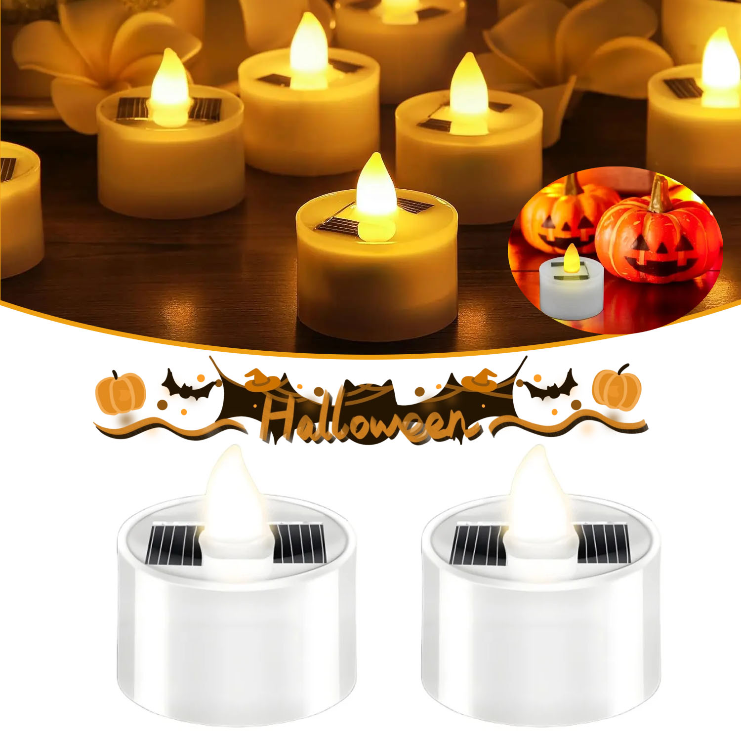 Outdoor Lighting Under Pergola - 1-10PCS Outdoor Solar Tea Lights Realistic