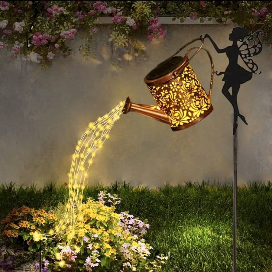 Outdoor Lighting Vintage - 1 PC Solar Outdoor Fairy Waterfall