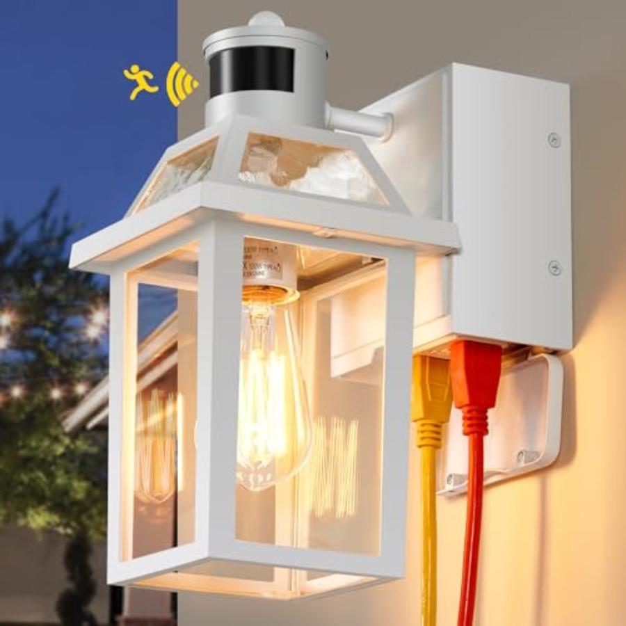 Porch Lights with GFCI Outlet, - Outdoor Lighting No Outlet avaliação e preço