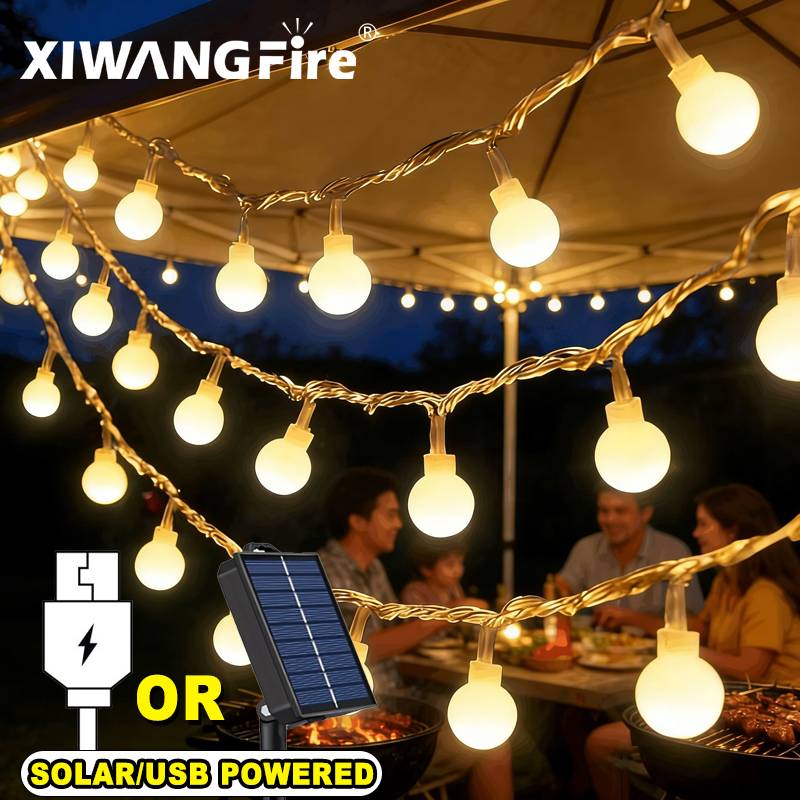3-10M Solar/USB/Battery String - Outdoor Lighting Decoration avaliação e preço