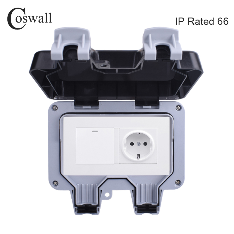 Coswall IP66 Weatherproof Wate - Outdoor Lighting No Outlet avaliação e preço
