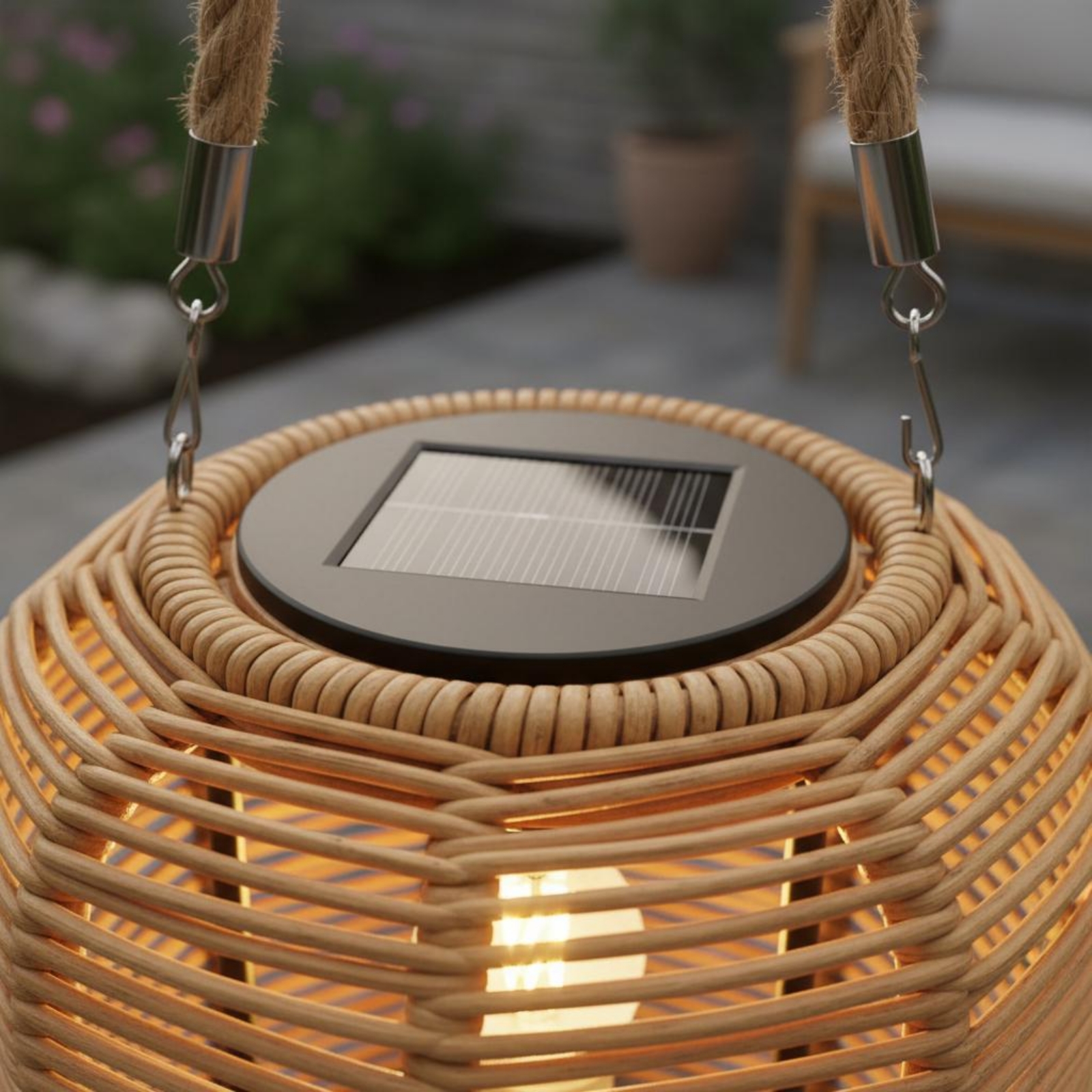 Handwoven Solar Lantern Braide - Outdoor Lighting Decoration avaliação e preço