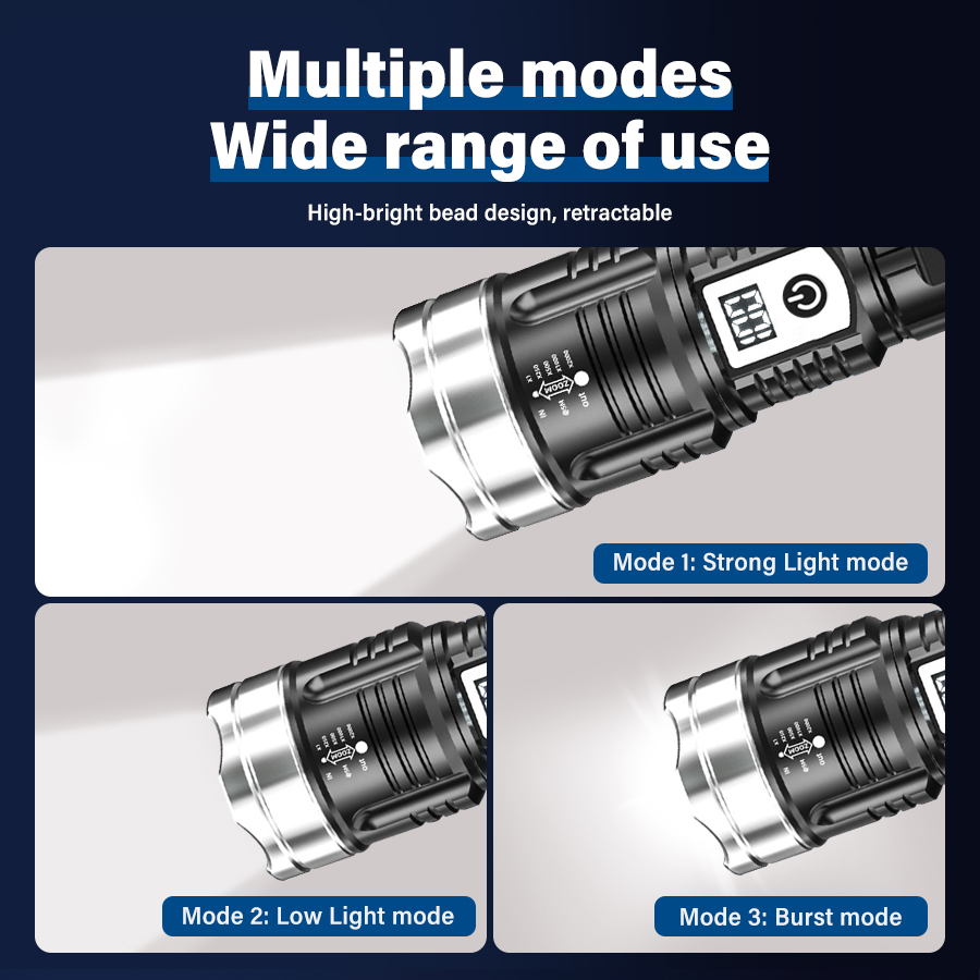 High Power 200000LM LED Flashl - Outdoor Lighting Types avaliação e preço