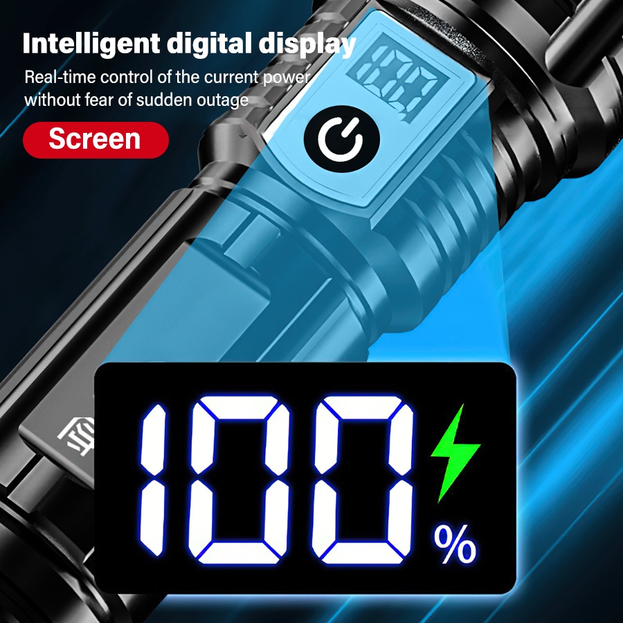 High Power 200000LM LED Flashl - Outdoor Lighting Types avaliação e preço