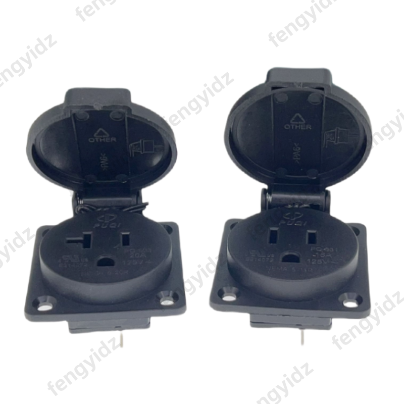 Black 125V 15A 20A IP44 CE Ame - Outdoor Lighting No Outlet avaliação e preço