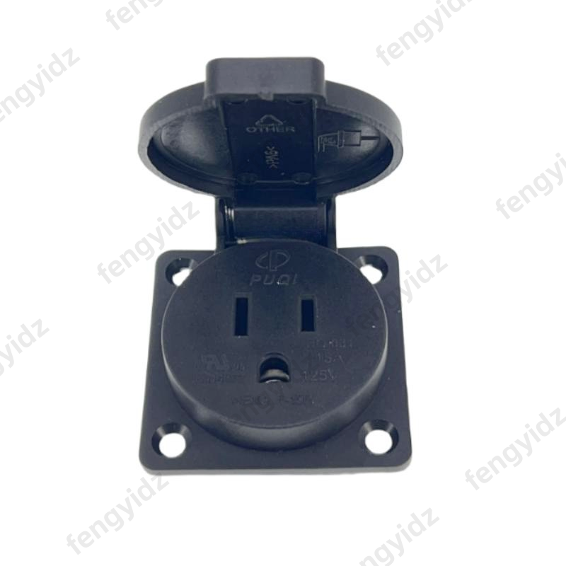 Black 125V 15A 20A IP44 CE Ame - Outdoor Lighting No Outlet avaliação e preço