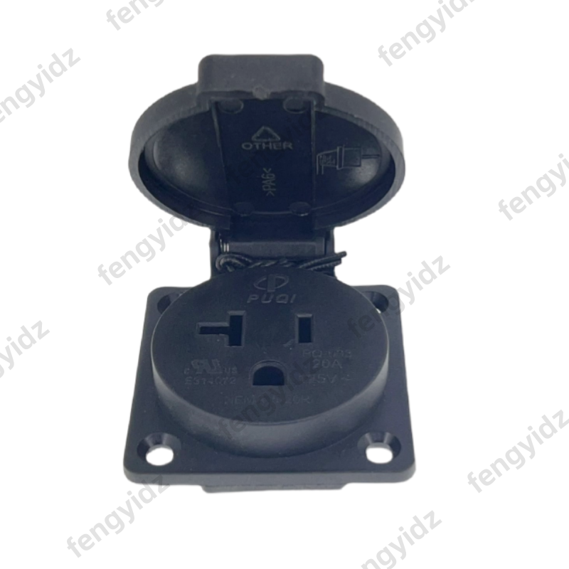 Black 125V 15A 20A IP44 CE Ame - Outdoor Lighting No Outlet avaliação e preço