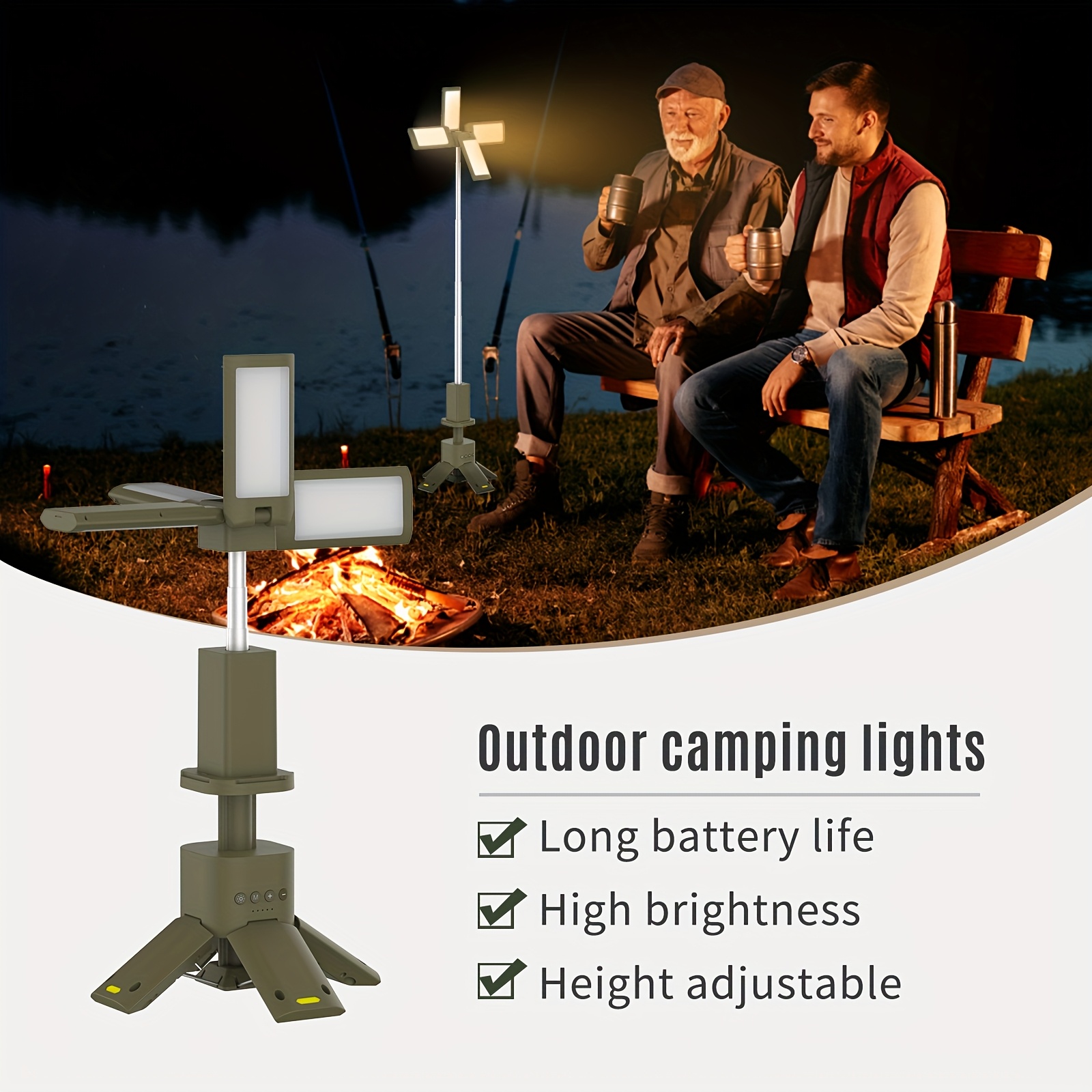 Camping Lantern, 14000mAh Rech - Outdoor Lighting Lanterns avaliação e preço