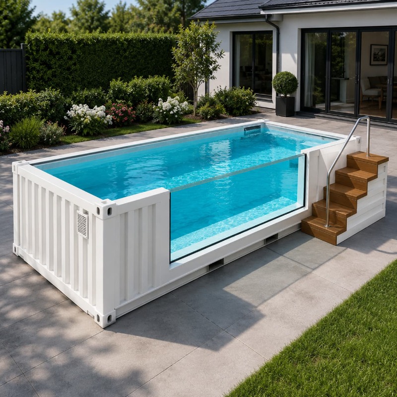 Container Pool Shipping Contai - Outdoor Lighting No Outlet avaliação e preço