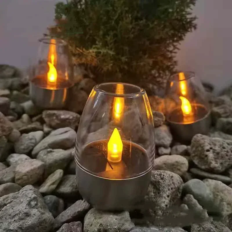 LED Solar Candles Light Flamel - Outdoor Lighting Under Pergola avaliação e preço