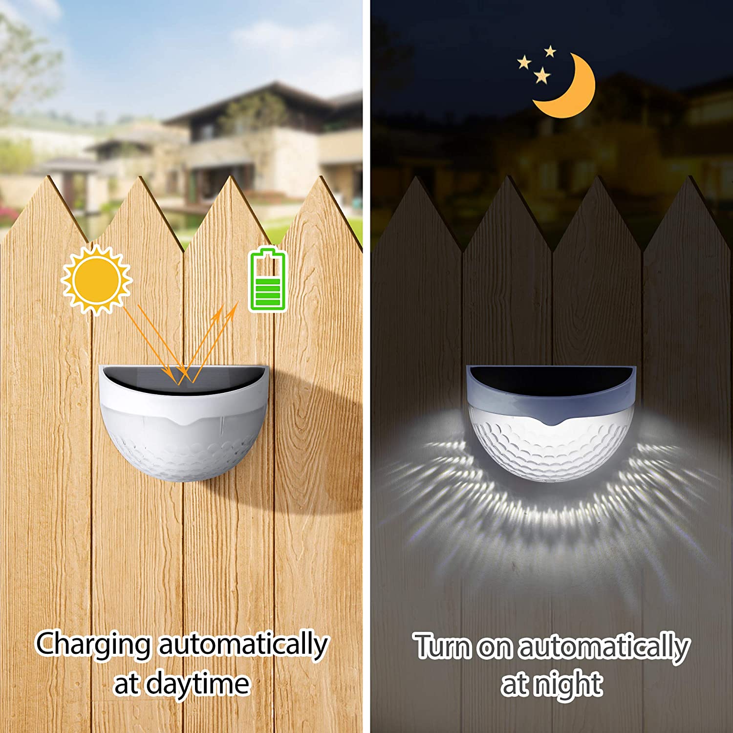 LED Solar Light Outdoor Wall L - Outdoor Lighting Under Pergola avaliação e preço