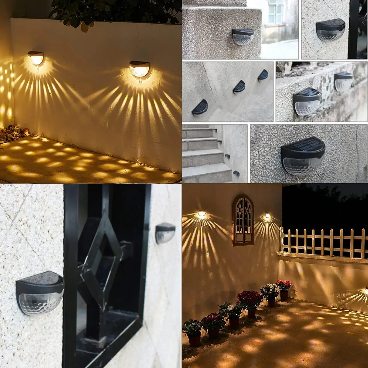 LED Solar Light Outdoor Wall L - Outdoor Lighting Under Pergola avaliação e preço
