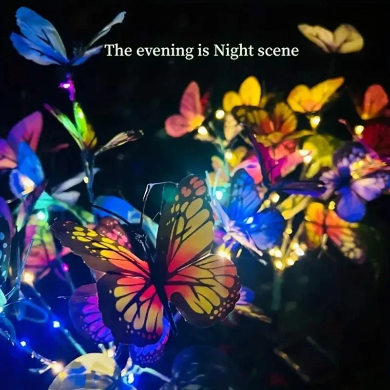 Solar LED Butterfly Garden Lig - Photocell Outdoor Lighting avaliação e preço