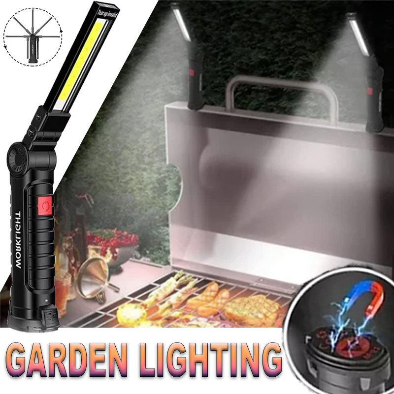 Portable LED Flashlight with M - Outdoor Lighting Types avaliação e preço