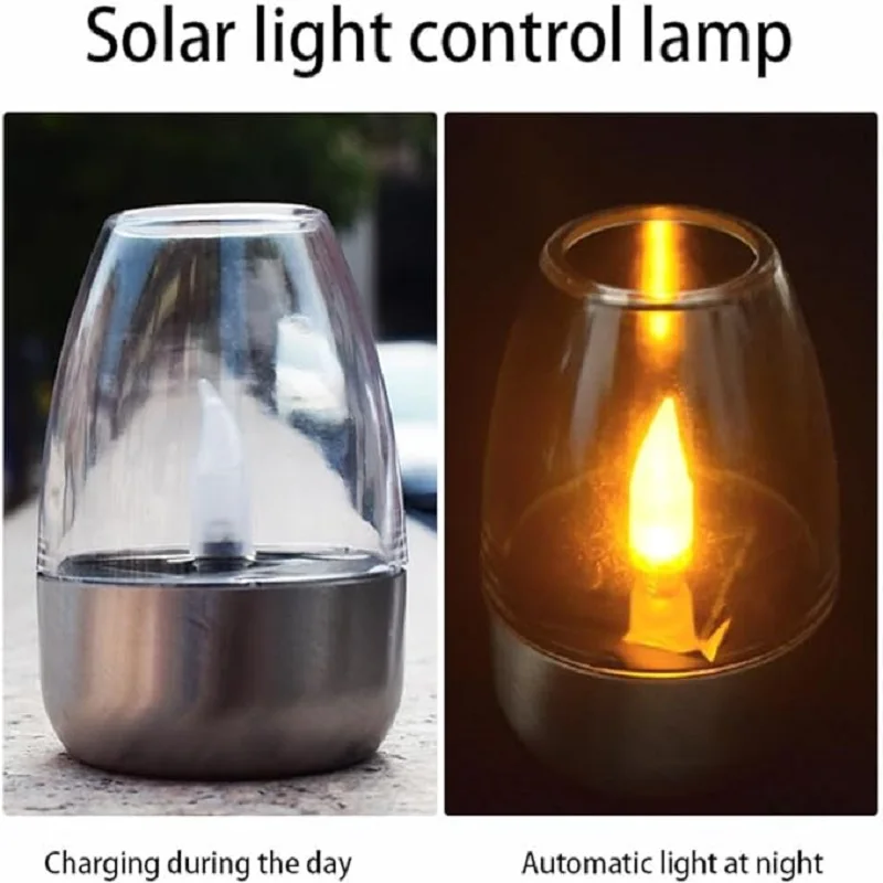 Solar Powered Flameless Candle - Outdoor Lighting Under Pergola avaliação e preço