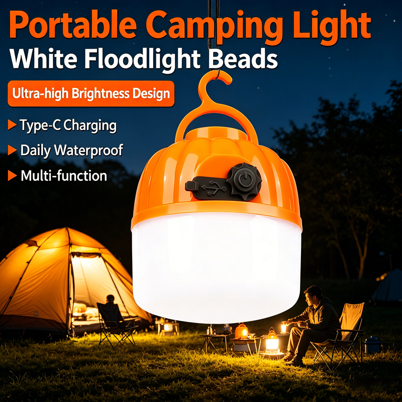Mini Portable LED Pumpkin Bulb - Outdoor Lighting Types avaliação e preço