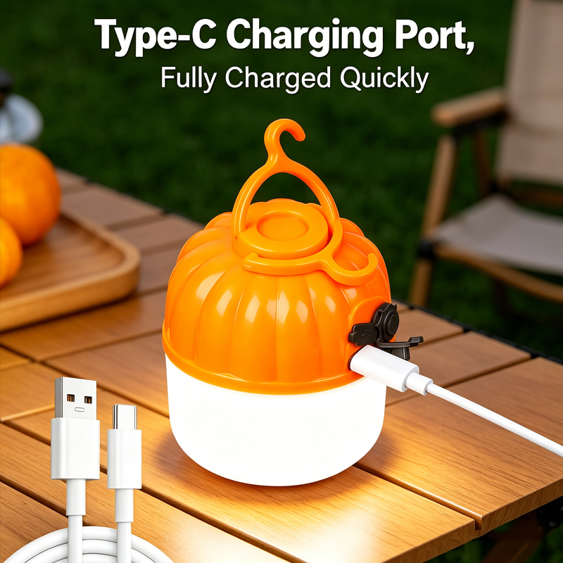 Mini Portable LED Pumpkin Bulb - Outdoor Lighting Types avaliação e preço