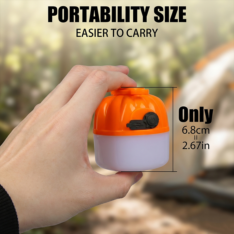 Mini Portable LED Pumpkin Bulb - Outdoor Lighting Types avaliação e preço