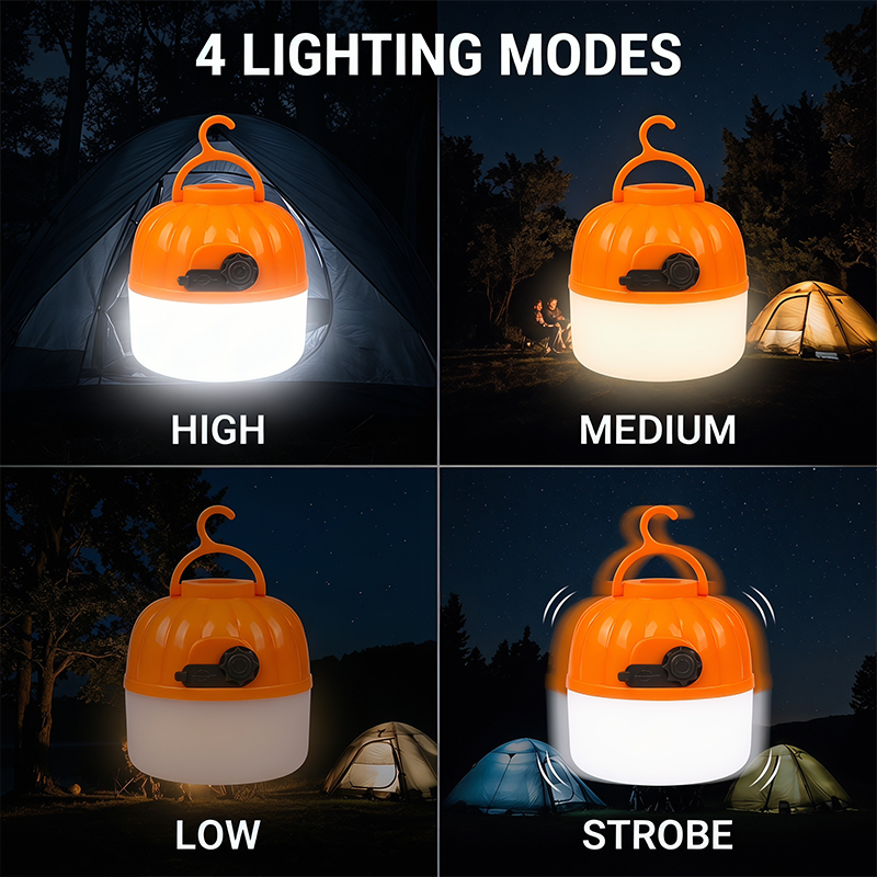 Mini Portable LED Pumpkin Bulb - Outdoor Lighting Types avaliação e preço