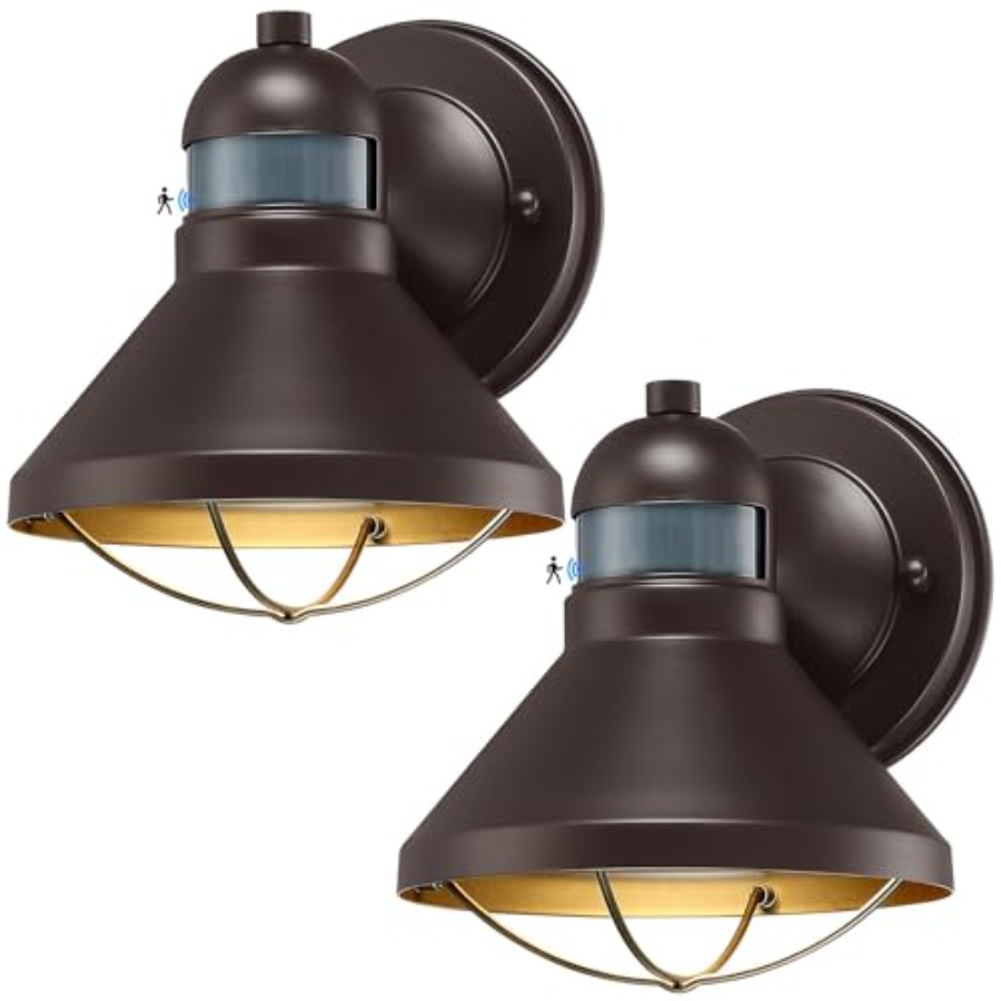 2 Pack Motion Sensor Outdoor L - Outdoor Lighting Lanterns avaliação e preço