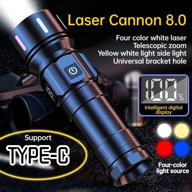 Strong Light LED Flashlight Te - Outdoor Lighting Lanterns avaliação e preço
