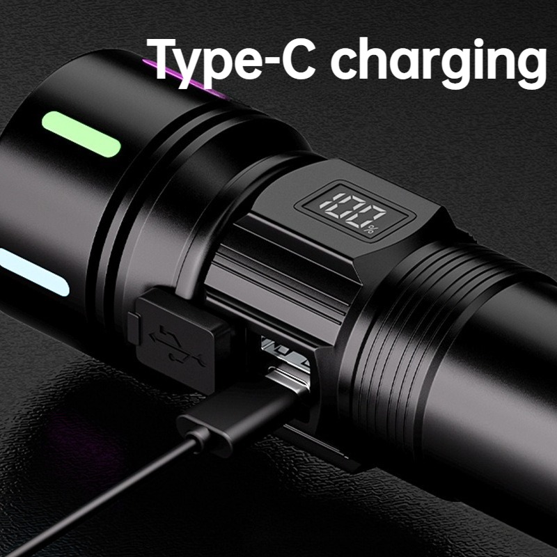 Strong Light LED Flashlight Te - Outdoor Lighting Lanterns avaliação e preço