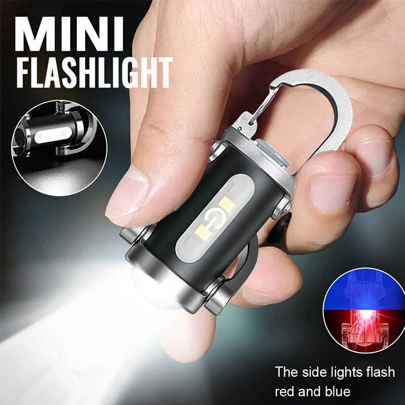 Mini Keychain Flashlight Recha - Outdoor Lighting Hooks avaliação e preço