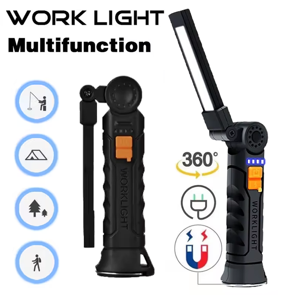 Portable COB LED Flashlight US - Outdoor Lighting Types avaliação e preço