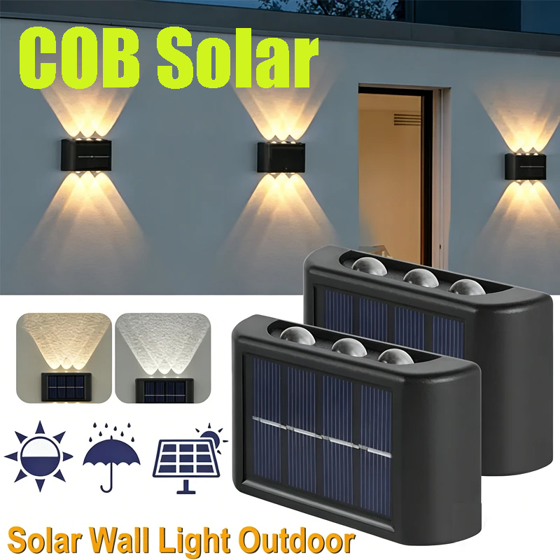 COB Solar Wall Lamp Outdoor Wa - Outdoor Lighting Decoration avaliação e preço