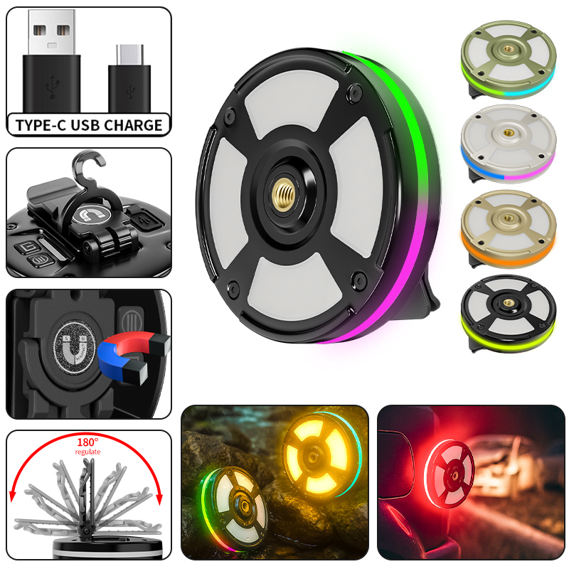 Rechargeable Waterproof Outdoo - Outdoor Lighting Hooks avaliação e preço