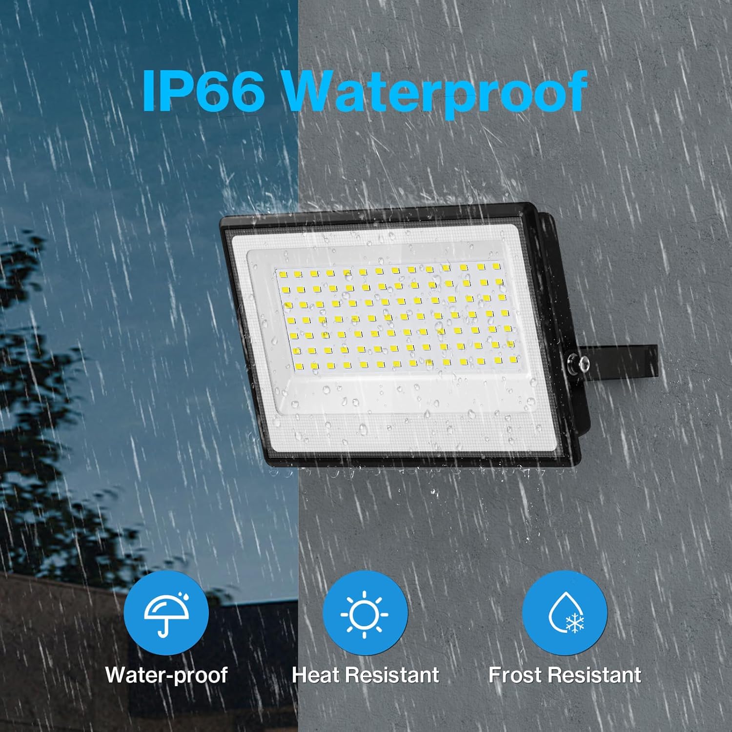 130W LED Flood Light, 13000lm  - Outdoor Lighting Waterproof avaliação e preço