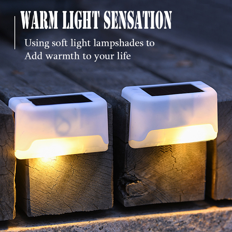 4PCS Solar Deck Light Outdoor  - Photocell Outdoor Lighting avaliação e preço