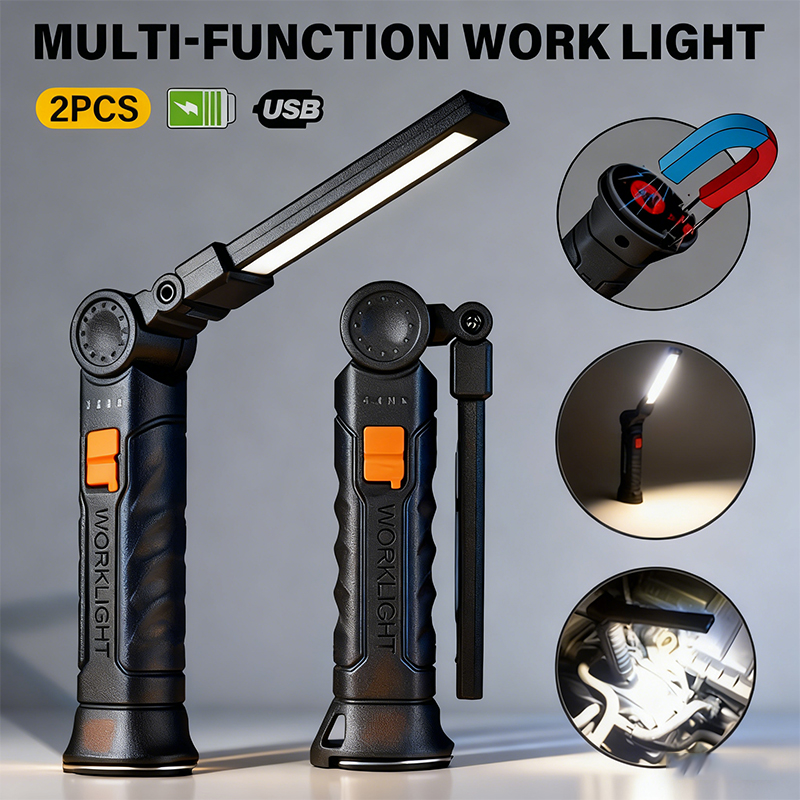 Portable COB LED Flashlight US - Outdoor Lighting Types avaliação e preço