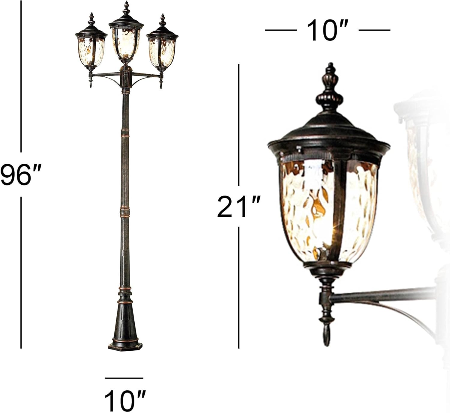 Vintage Outdoor Post Light Str - Outdoor Lighting Vintage avaliação e preço
