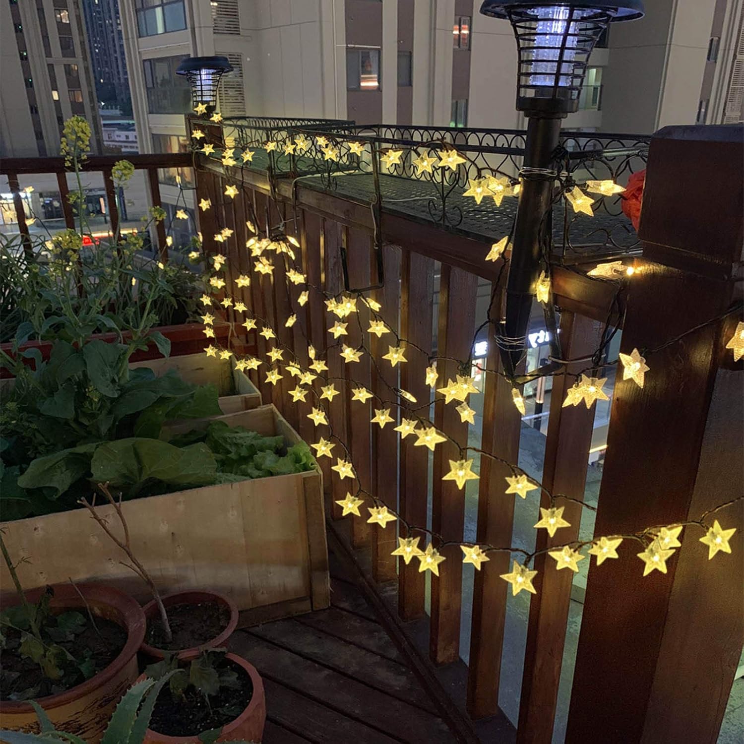 50ft 120 LED Solar Star Fairy  - Outdoor Lighting Decoration avaliação e preço