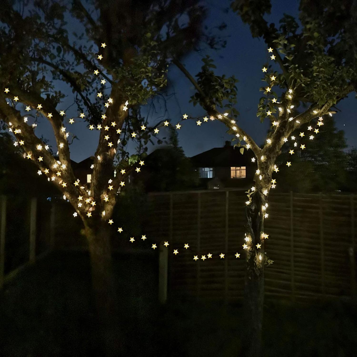 50ft 120 LED Solar Star Fairy  - Outdoor Lighting Decoration avaliação e preço