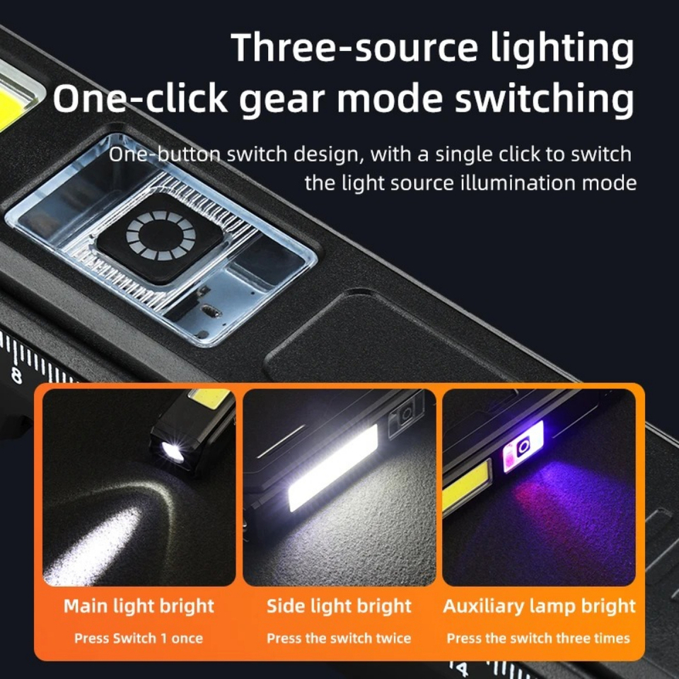Rechargeable LED Flashlight Wo - Outdoor Lighting Hooks avaliação e preço