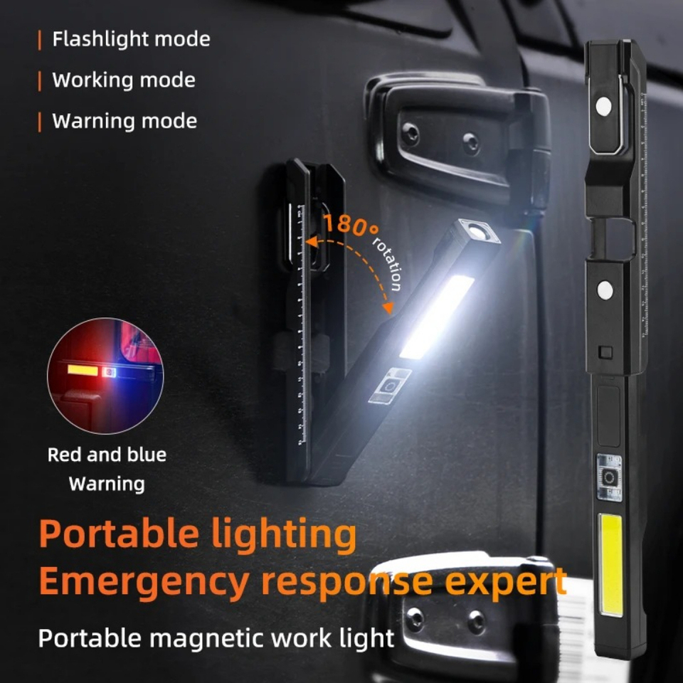 Rechargeable LED Flashlight Wo - Outdoor Lighting Hooks avaliação e preço