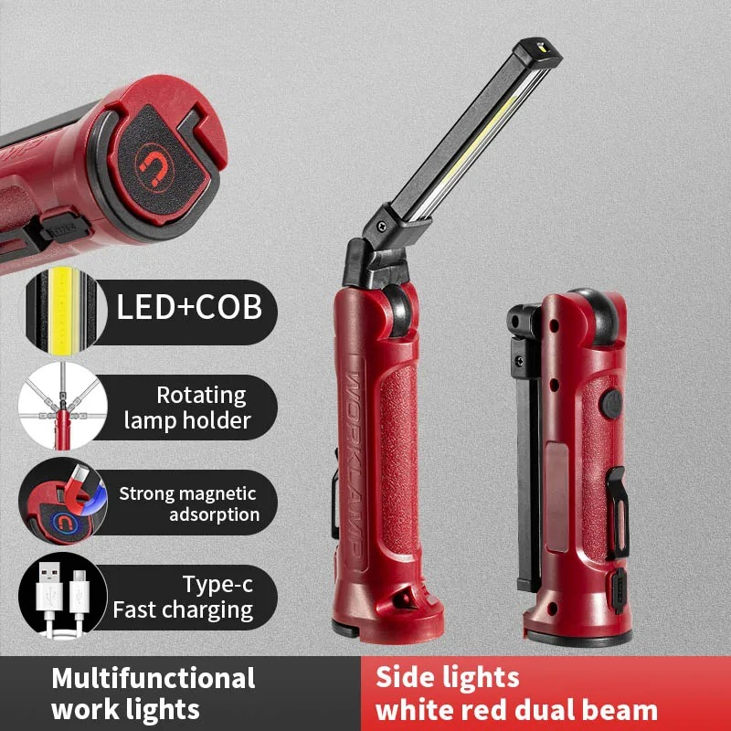 COB LED Work Light Rechargeabl - Outdoor Lighting Types avaliação e preço