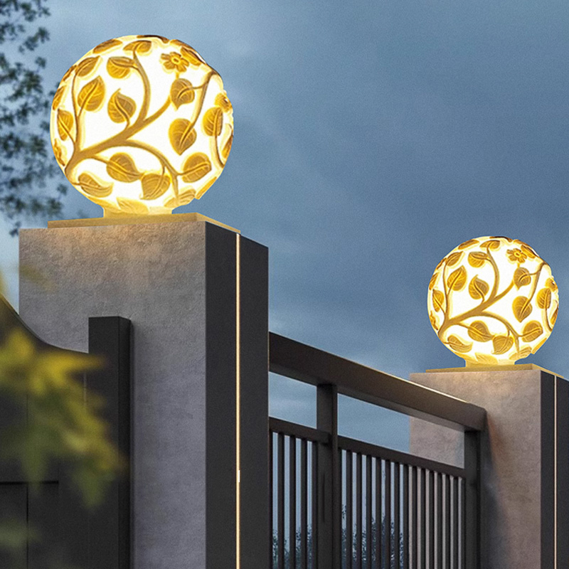 Outdoor column lights solar LE - Outdoor Lighting Decoration avaliação e preço
