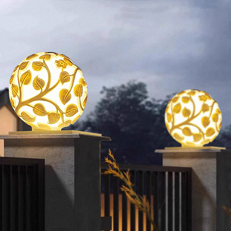 Outdoor column lights solar LE - Outdoor Lighting Decoration avaliação e preço