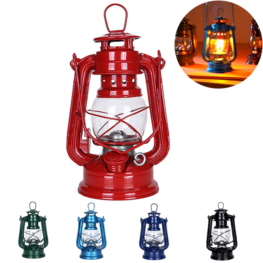 19cm Retro Kerosene Lamp Porta - Outdoor Lighting Mediterranean Style avaliação e preço