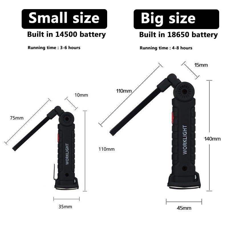 Portable Fold LED Flashlight S - Outdoor Lighting Types avaliação e preço