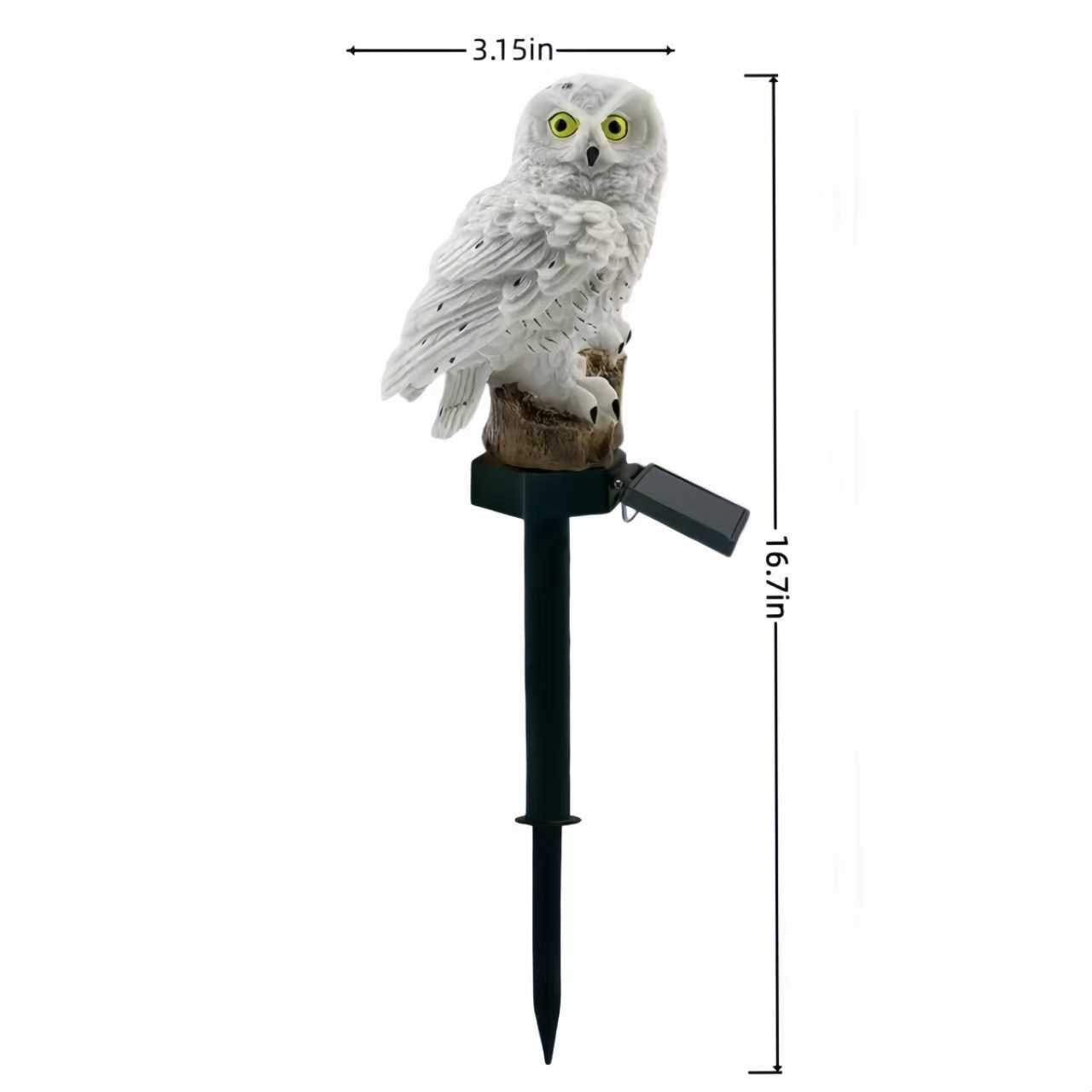 Solar Owl Garden Stake Light O - Photocell Outdoor Lighting avaliação e preço