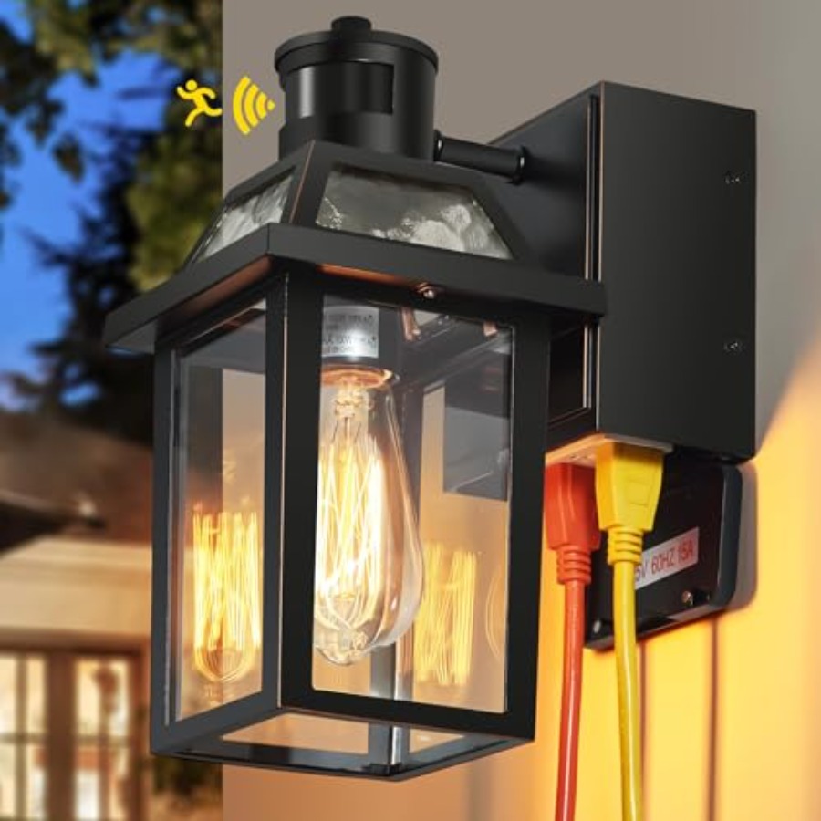 Porch Lights with GFCI Outlet, - Outdoor Lighting No Outlet avaliação e preço