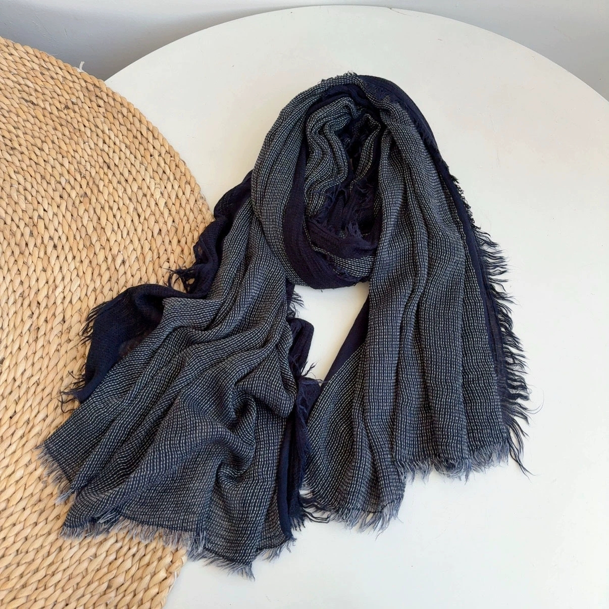 Vintage Unisex Cotton Scarf Li - Outdoor Lighting Vintage avaliação e preço