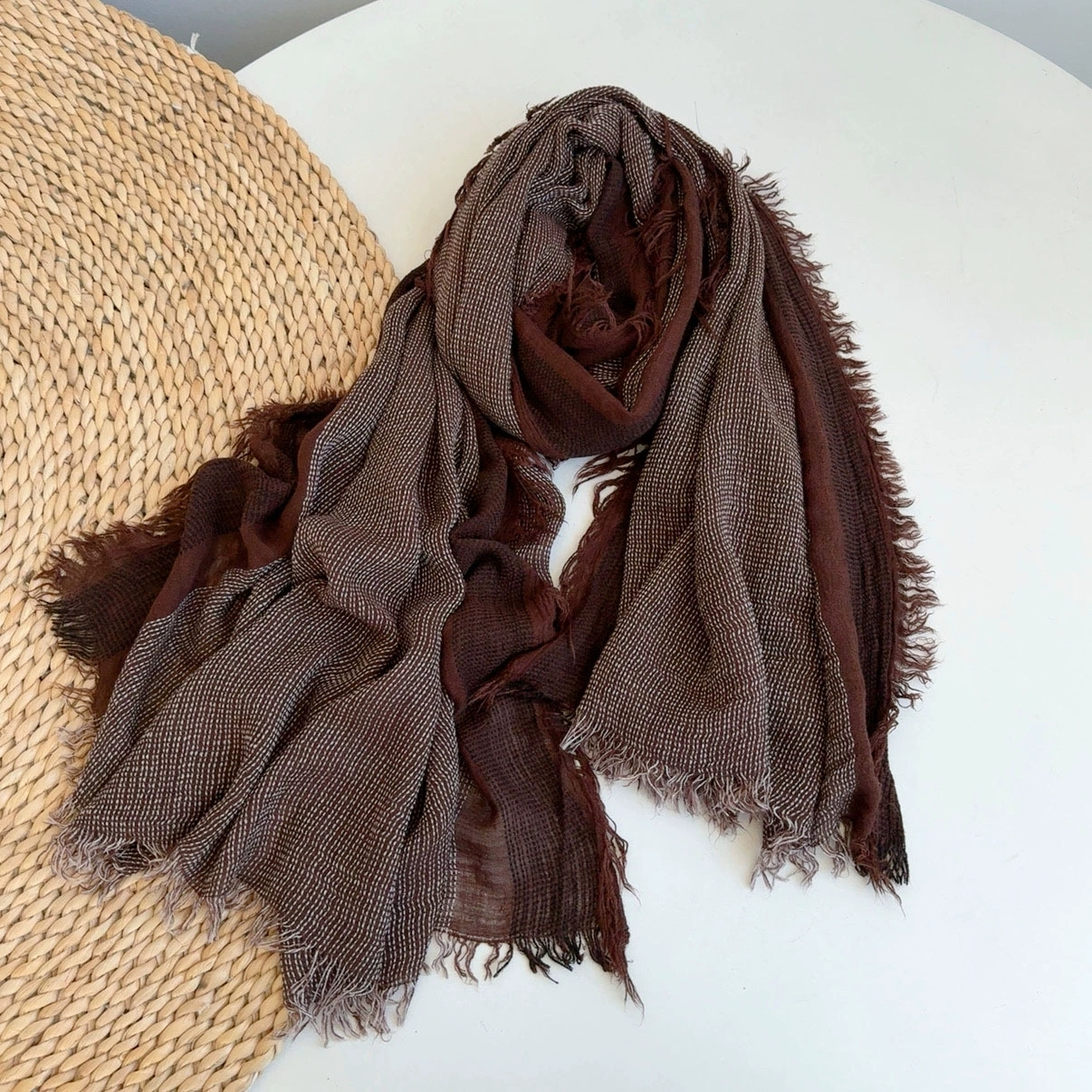 Vintage Unisex Cotton Scarf Li - Outdoor Lighting Vintage avaliação e preço