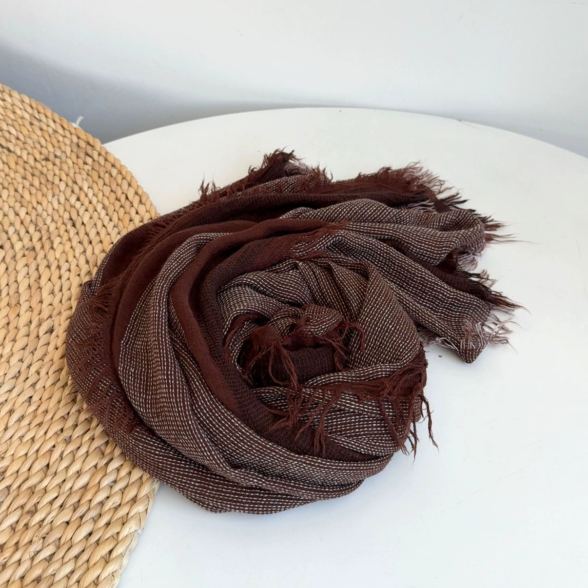 Vintage Unisex Cotton Scarf Li - Outdoor Lighting Vintage avaliação e preço